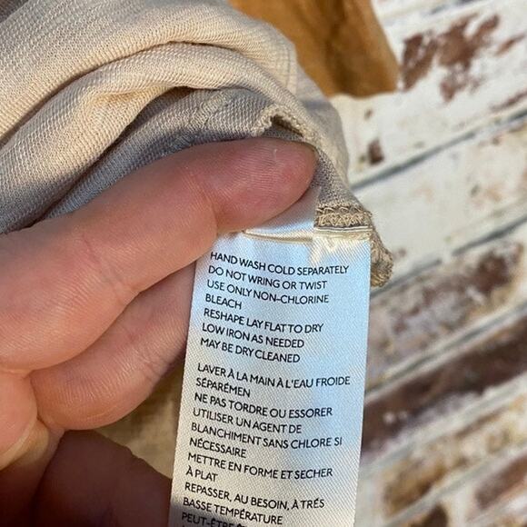 Free People We The Free Spring Bound Crochet Cotton & Linen Blend Baseball Tee - Picture 14 of 16